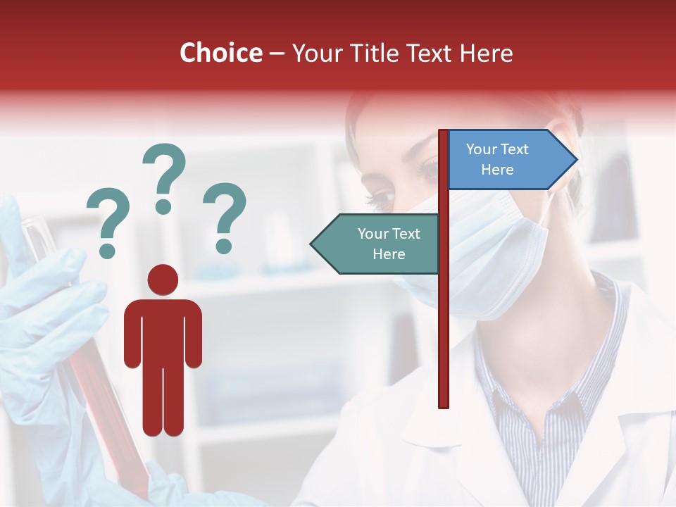 Healthcare Tube Care PowerPoint Template