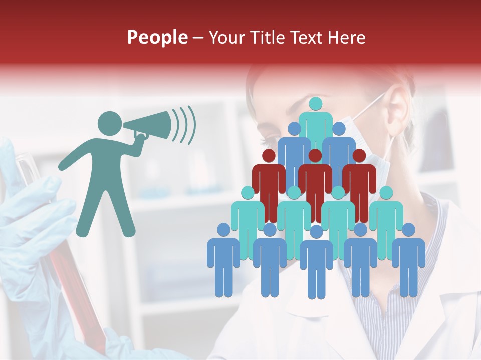 Healthcare Tube Care PowerPoint Template