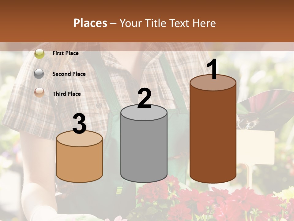 Flower Agriculture Workwear PowerPoint Template