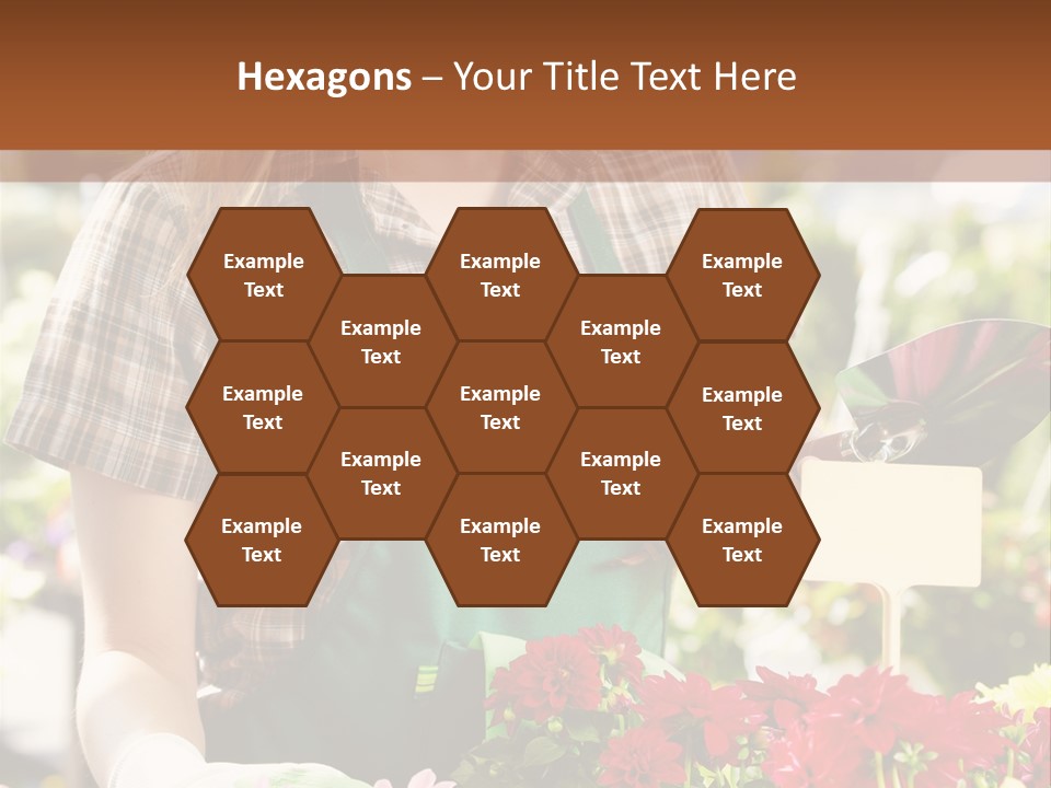 Flower Agriculture Workwear PowerPoint Template