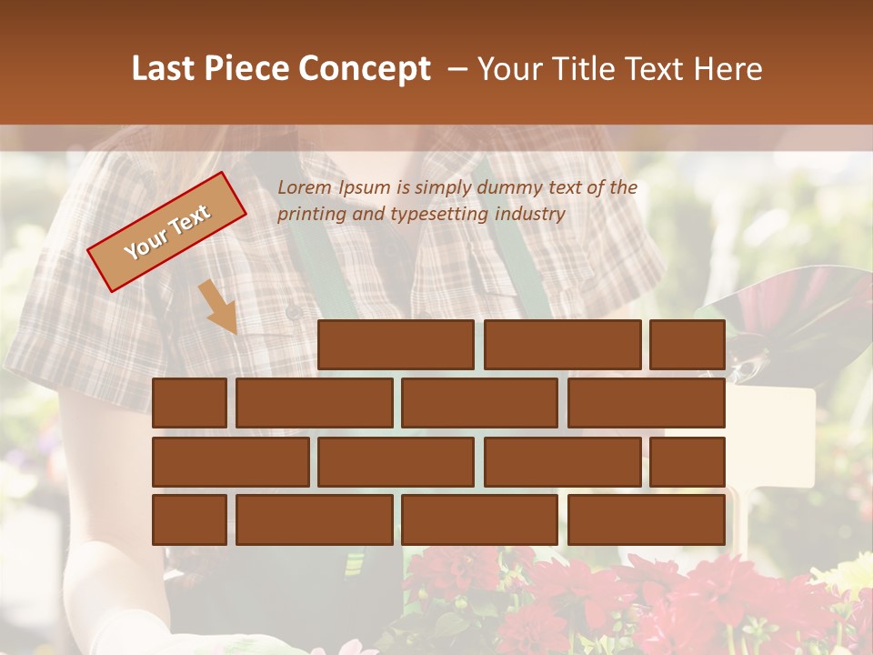 Flower Agriculture Workwear PowerPoint Template