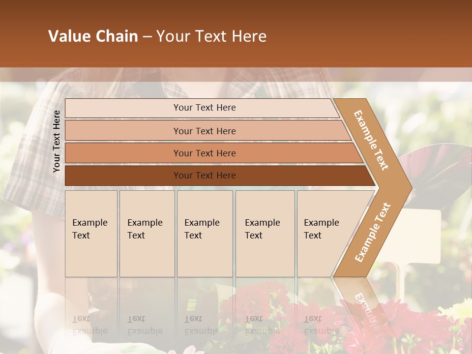 Flower Agriculture Workwear PowerPoint Template