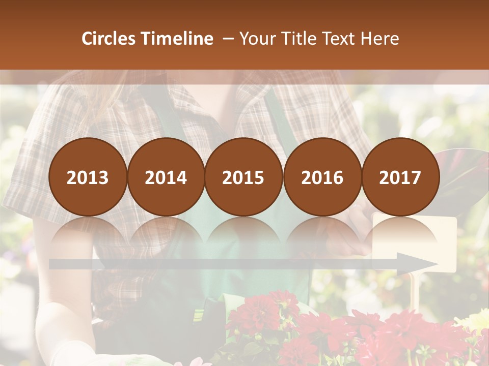 Flower Agriculture Workwear PowerPoint Template