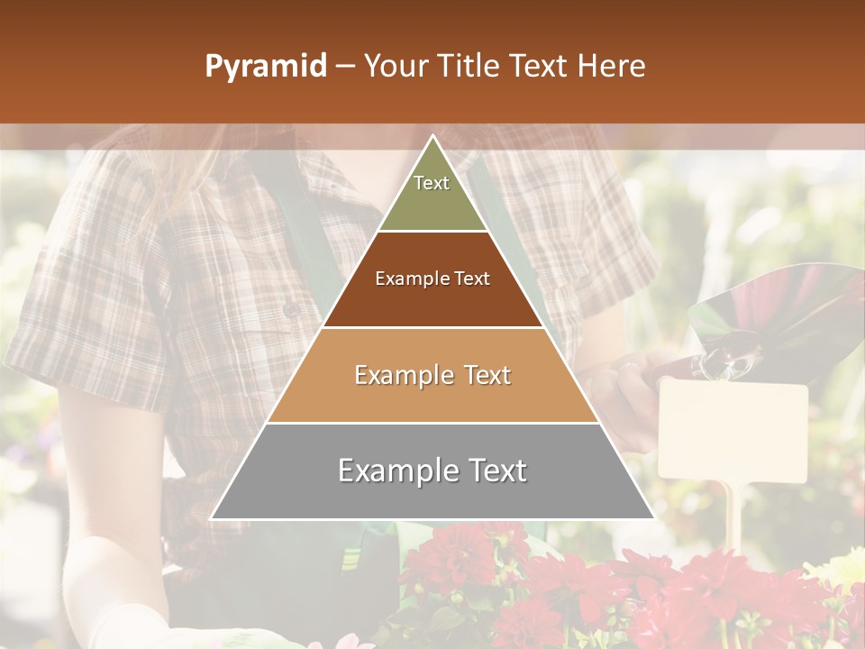 Flower Agriculture Workwear PowerPoint Template