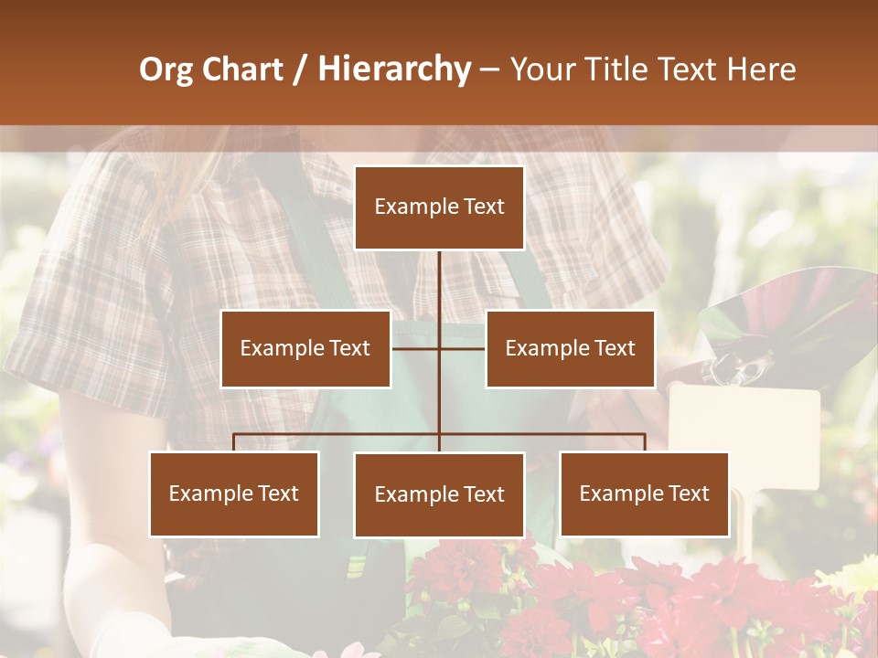 Flower Agriculture Workwear PowerPoint Template