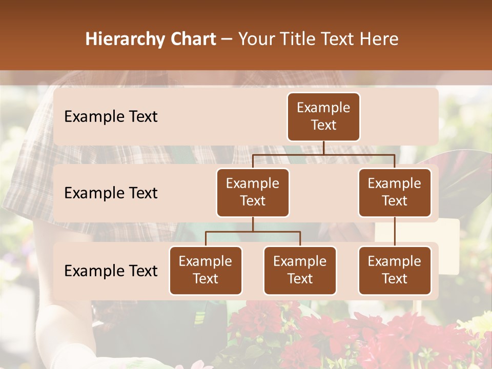 Flower Agriculture Workwear PowerPoint Template