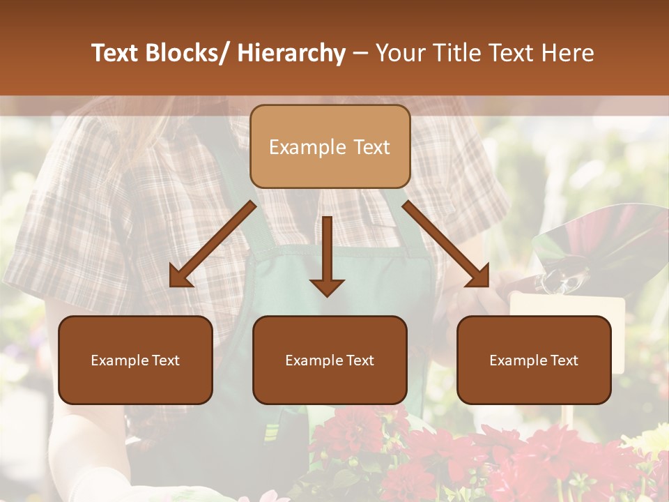 Flower Agriculture Workwear PowerPoint Template