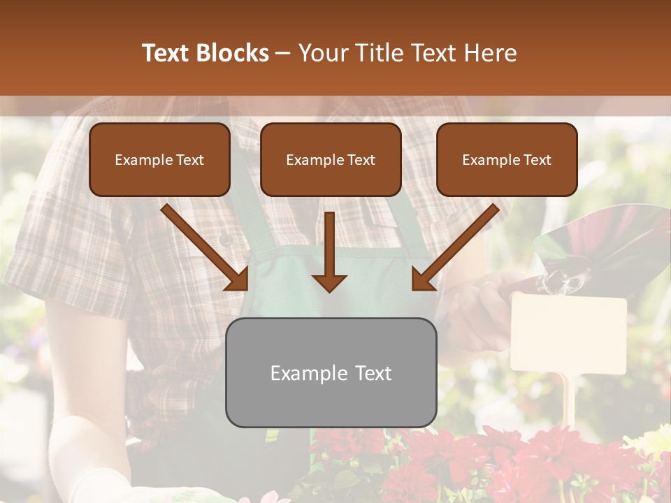 Flower Agriculture Workwear PowerPoint Template