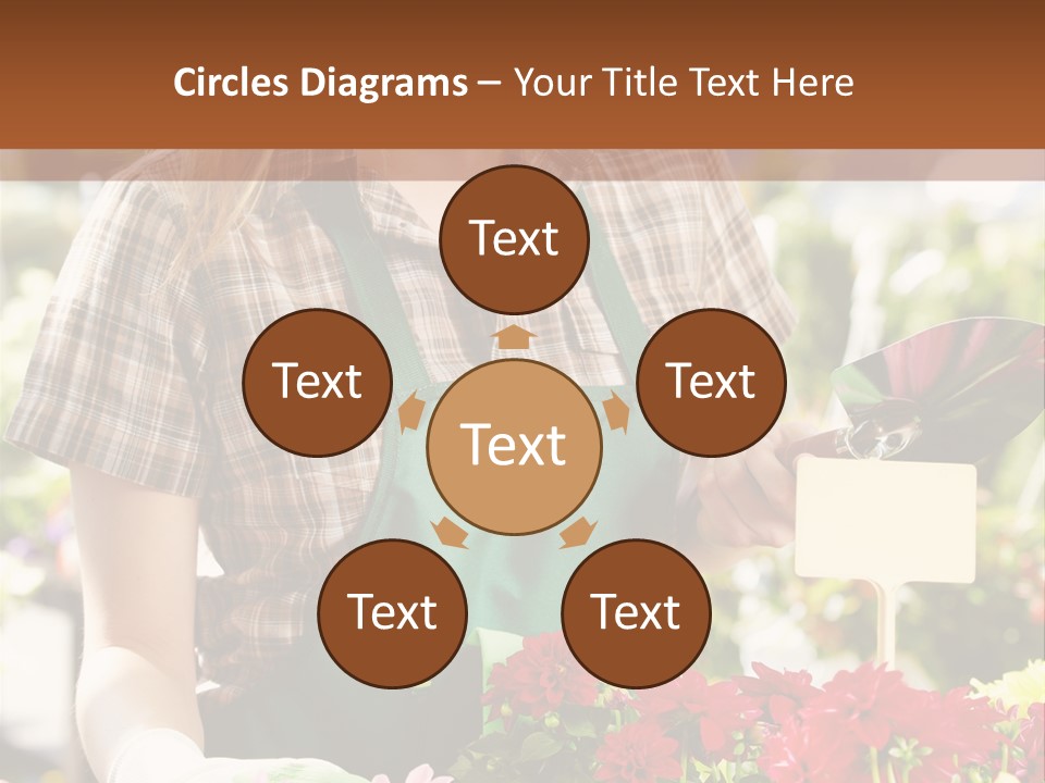 Flower Agriculture Workwear PowerPoint Template