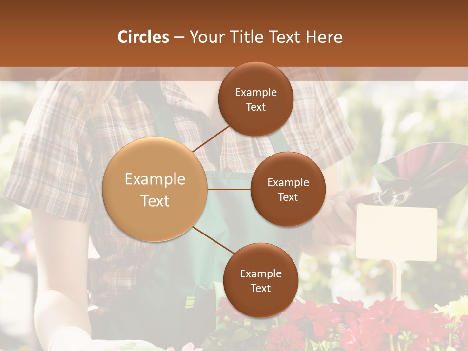 Flower Agriculture Workwear PowerPoint Template