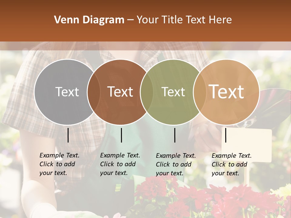 Flower Agriculture Workwear PowerPoint Template