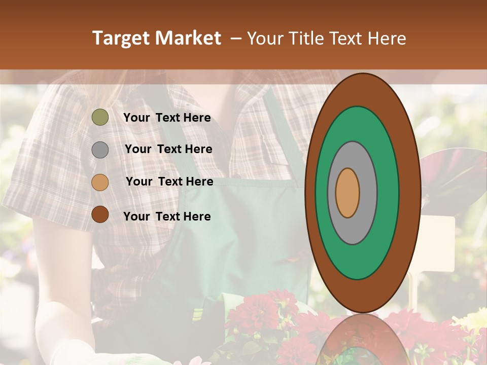 Flower Agriculture Workwear PowerPoint Template