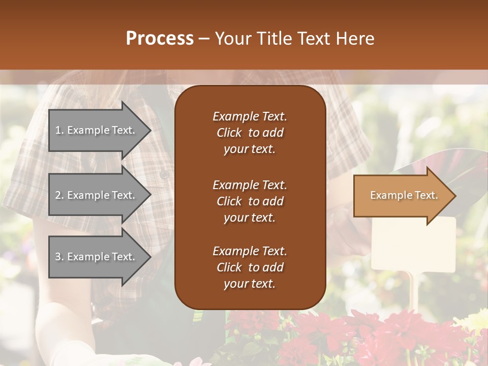 Flower Agriculture Workwear PowerPoint Template