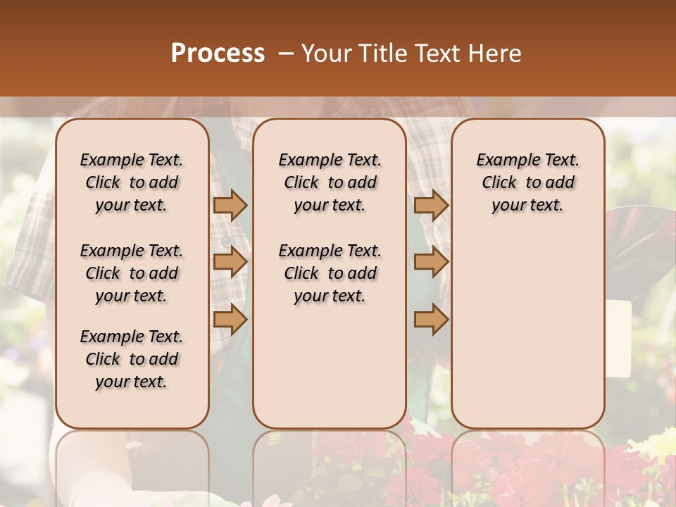 Flower Agriculture Workwear PowerPoint Template