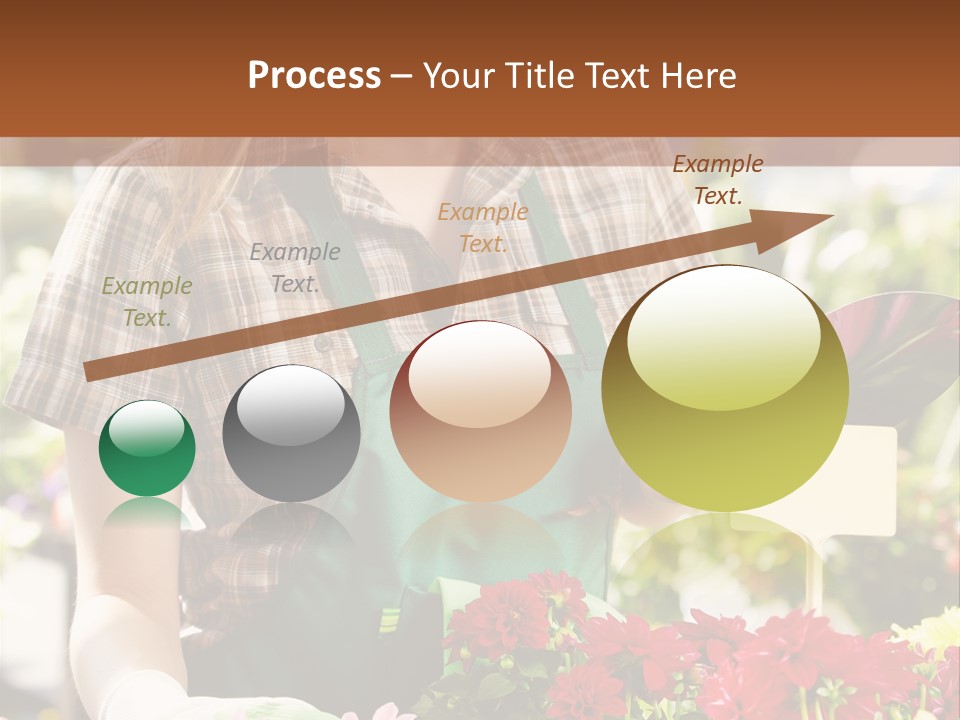 Flower Agriculture Workwear PowerPoint Template