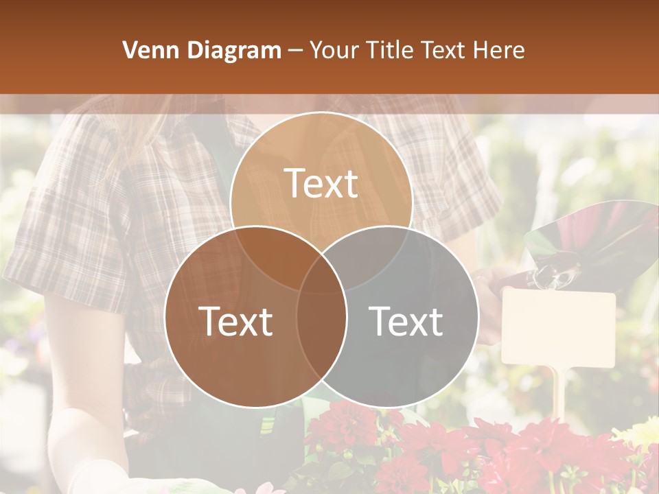 Flower Agriculture Workwear PowerPoint Template
