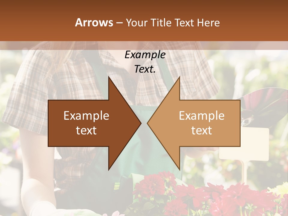 Flower Agriculture Workwear PowerPoint Template