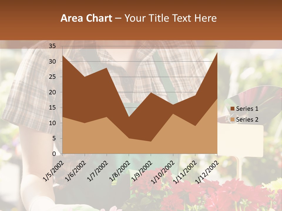 Flower Agriculture Workwear PowerPoint Template