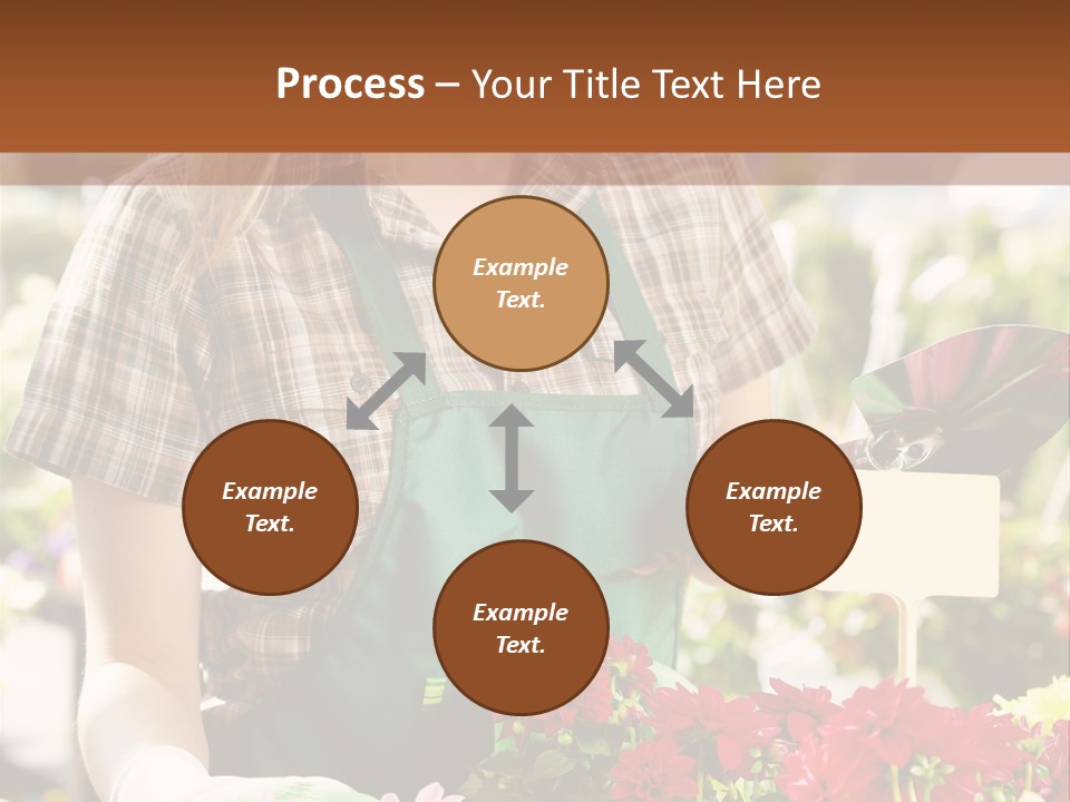 Flower Agriculture Workwear PowerPoint Template