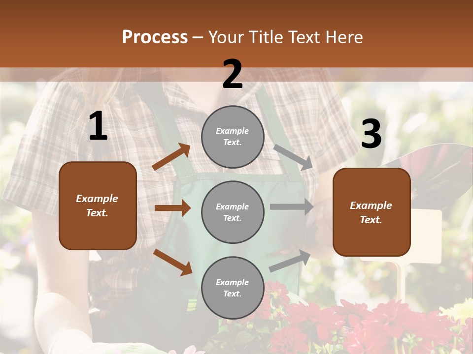 Flower Agriculture Workwear PowerPoint Template