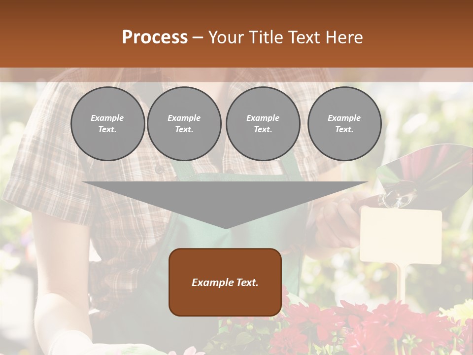 Flower Agriculture Workwear PowerPoint Template
