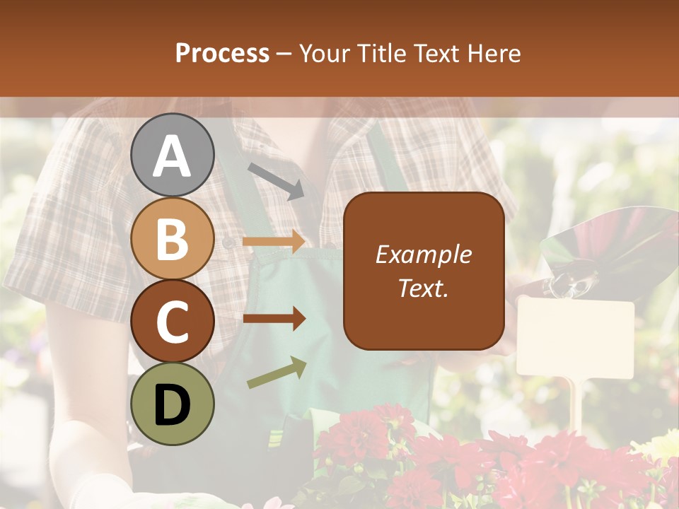 Flower Agriculture Workwear PowerPoint Template