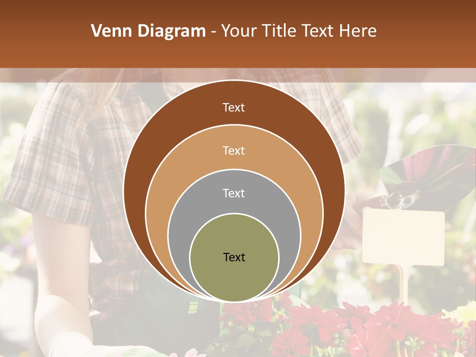 Flower Agriculture Workwear PowerPoint Template