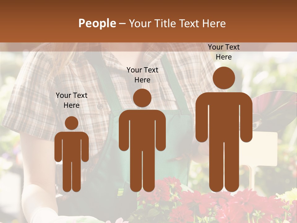 Flower Agriculture Workwear PowerPoint Template