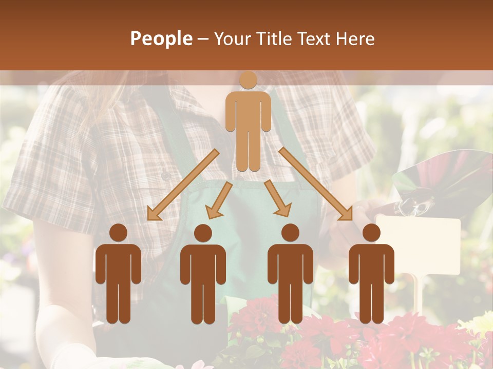 Flower Agriculture Workwear PowerPoint Template