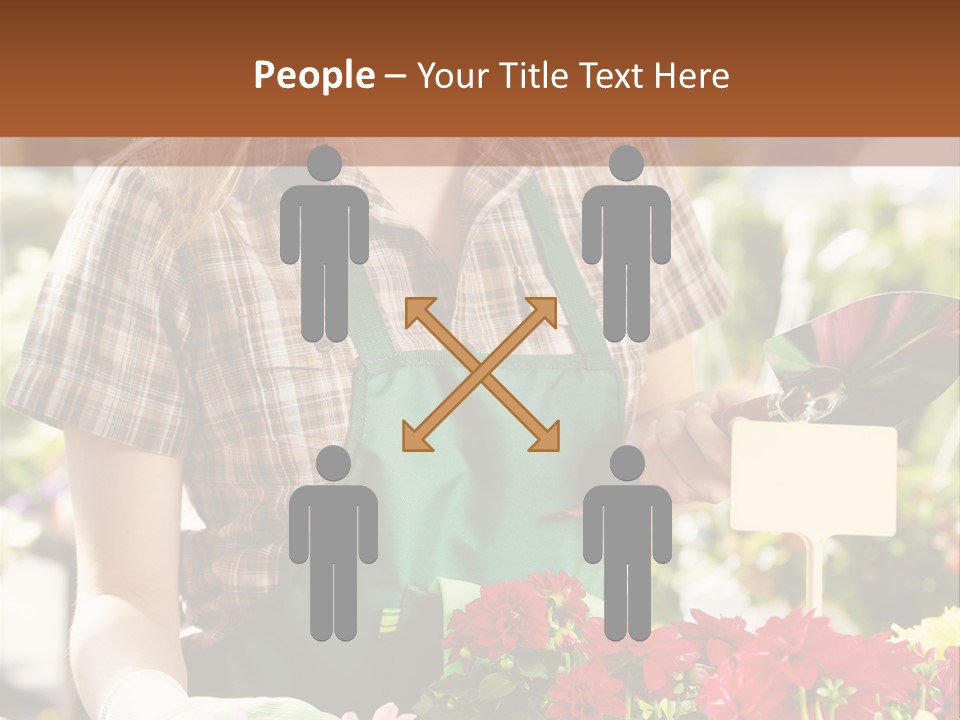 Flower Agriculture Workwear PowerPoint Template