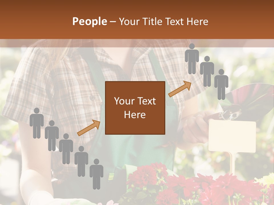 Flower Agriculture Workwear PowerPoint Template
