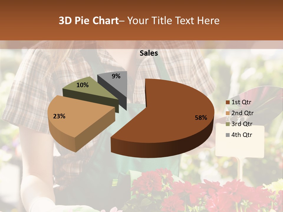 Flower Agriculture Workwear PowerPoint Template