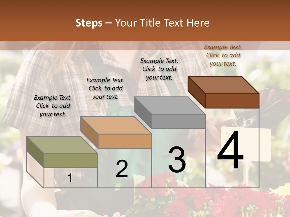 Flower Agriculture Workwear PowerPoint Template