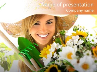 Fresh Garden Grass PowerPoint Template