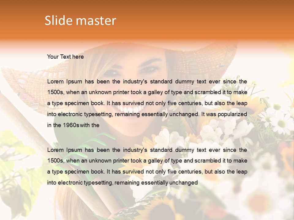 Fresh Garden Grass PowerPoint Template