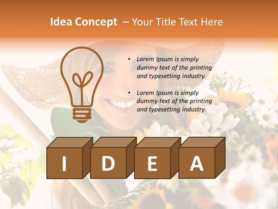 Fresh Garden Grass PowerPoint Template