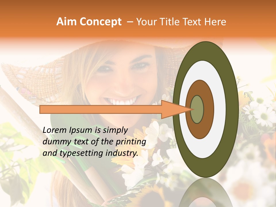 Fresh Garden Grass PowerPoint Template