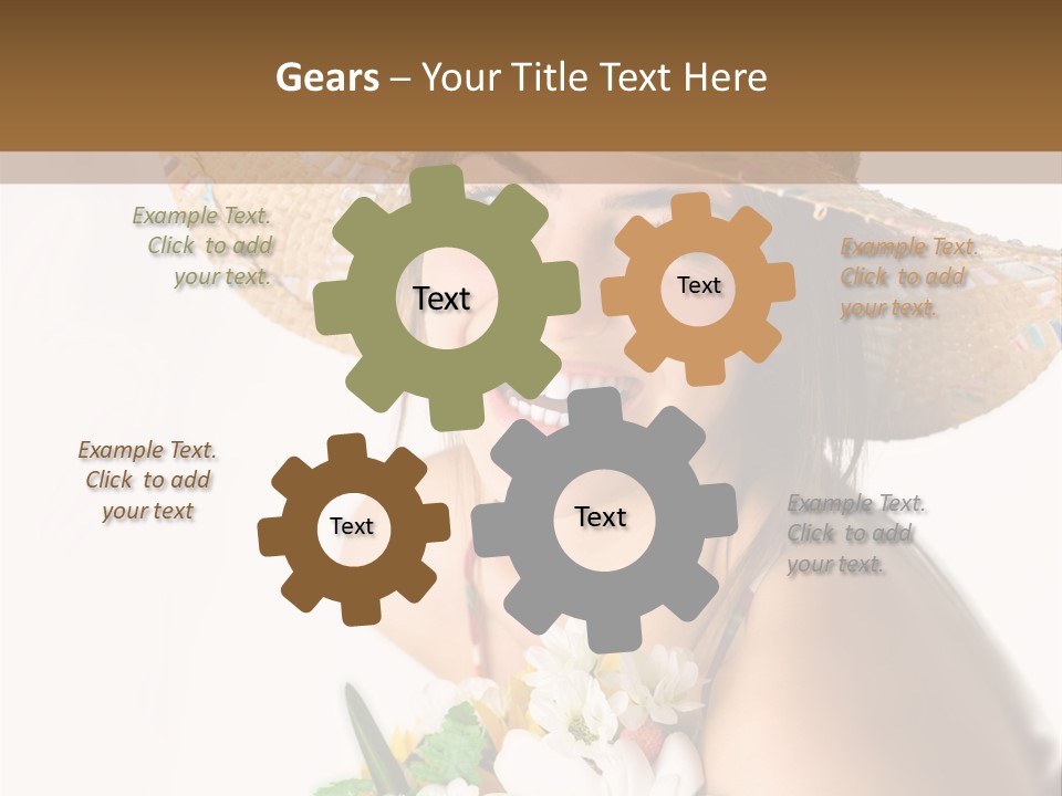 Garden Attractive Seductive PowerPoint Template