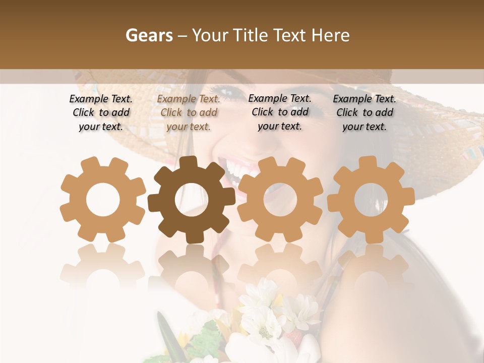 Garden Attractive Seductive PowerPoint Template