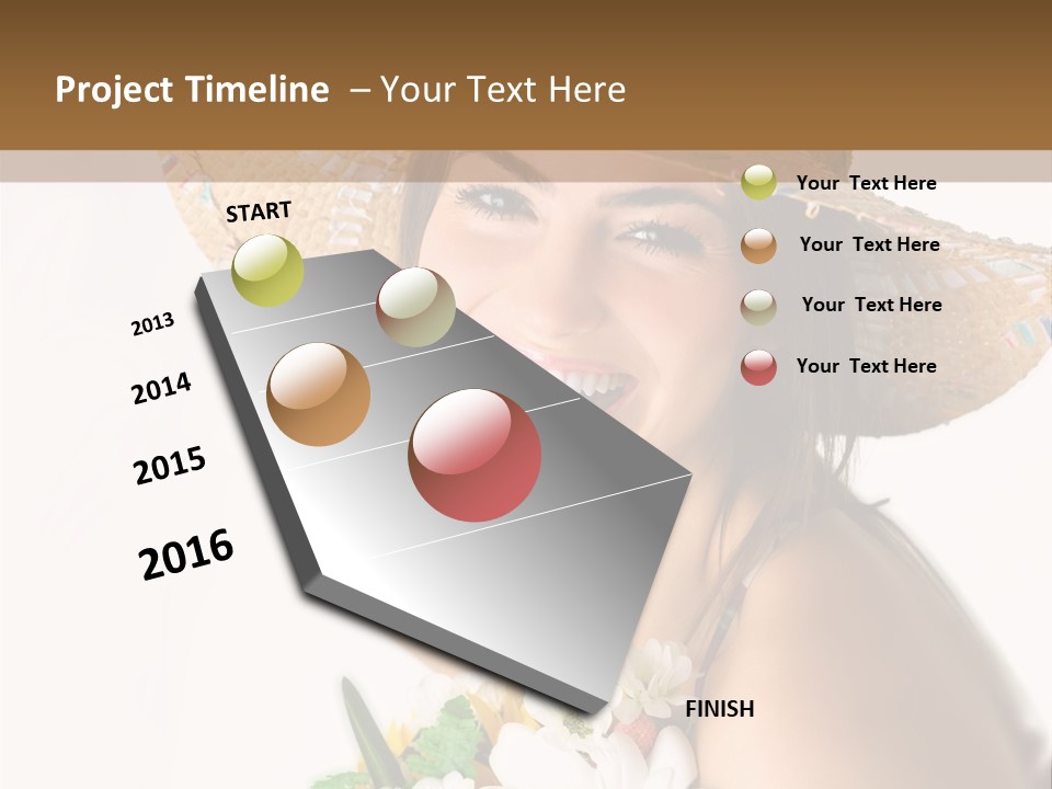 Garden Attractive Seductive PowerPoint Template