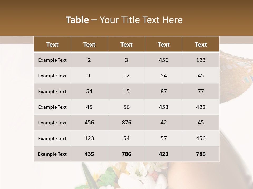 Garden Attractive Seductive PowerPoint Template