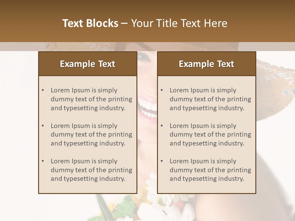 Garden Attractive Seductive PowerPoint Template