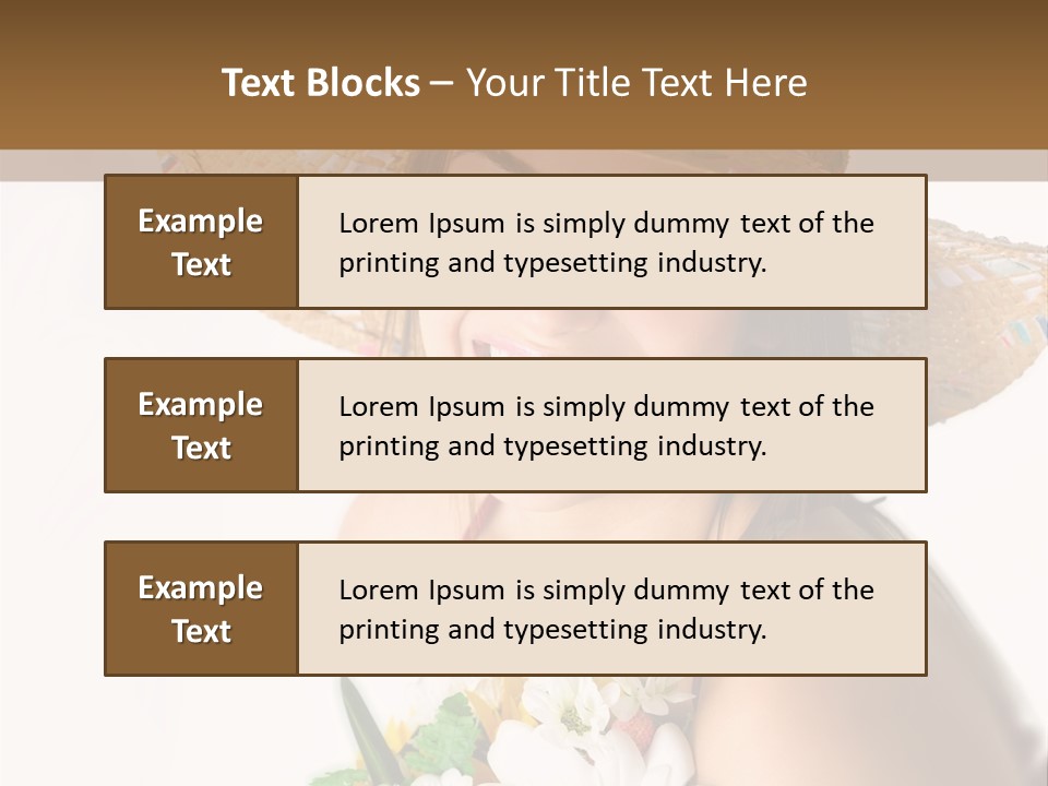Garden Attractive Seductive PowerPoint Template
