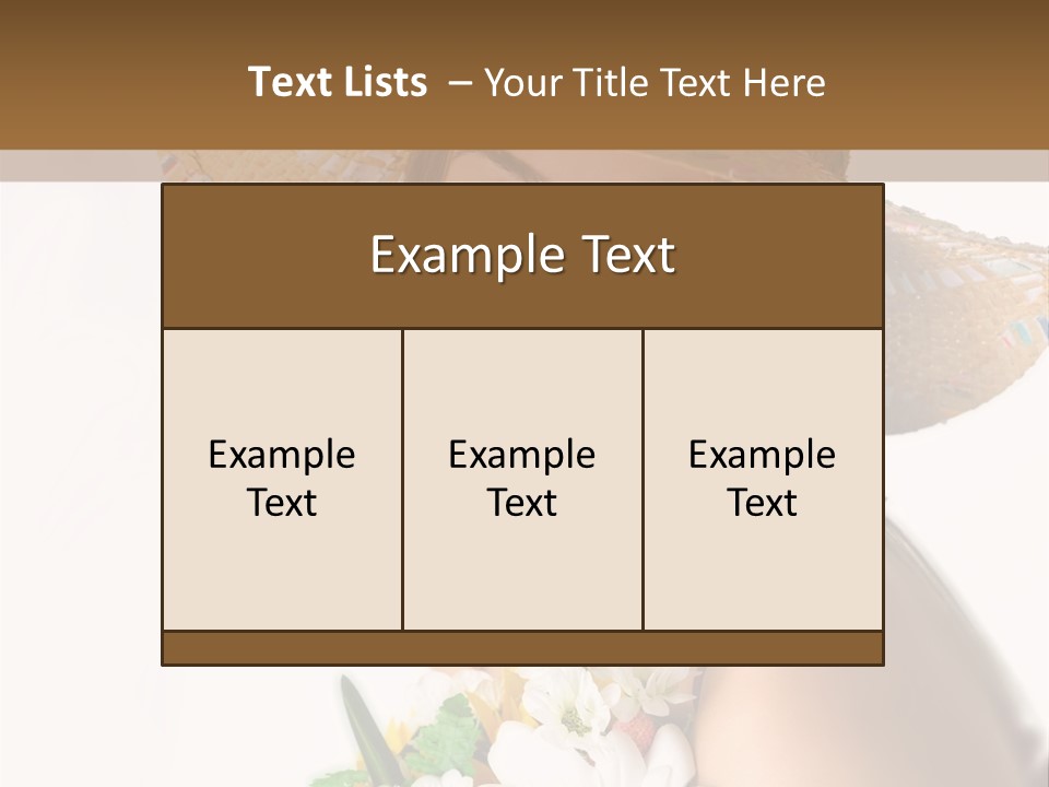 Garden Attractive Seductive PowerPoint Template