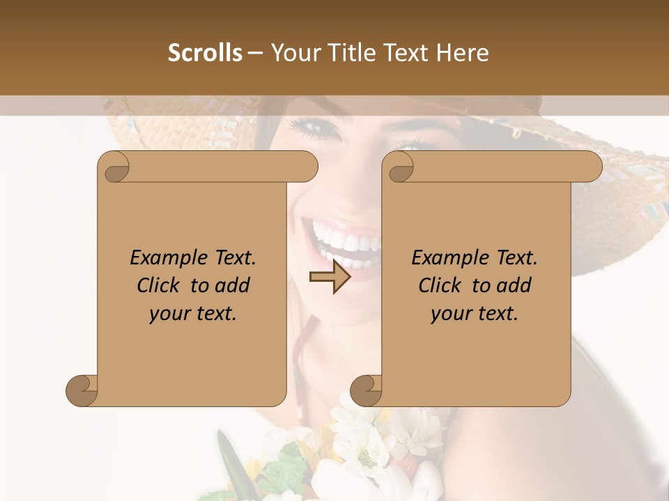 Garden Attractive Seductive PowerPoint Template