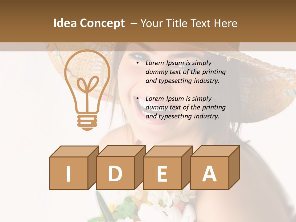 Garden Attractive Seductive PowerPoint Template