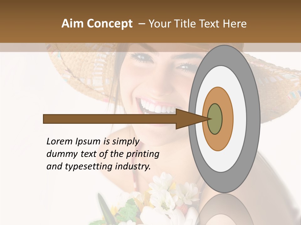 Garden Attractive Seductive PowerPoint Template