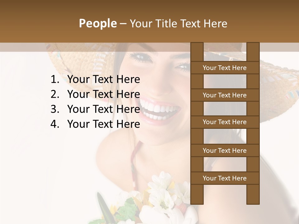 Garden Attractive Seductive PowerPoint Template