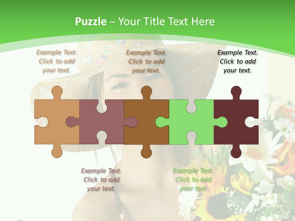 Expression Portrait Happy PowerPoint Template