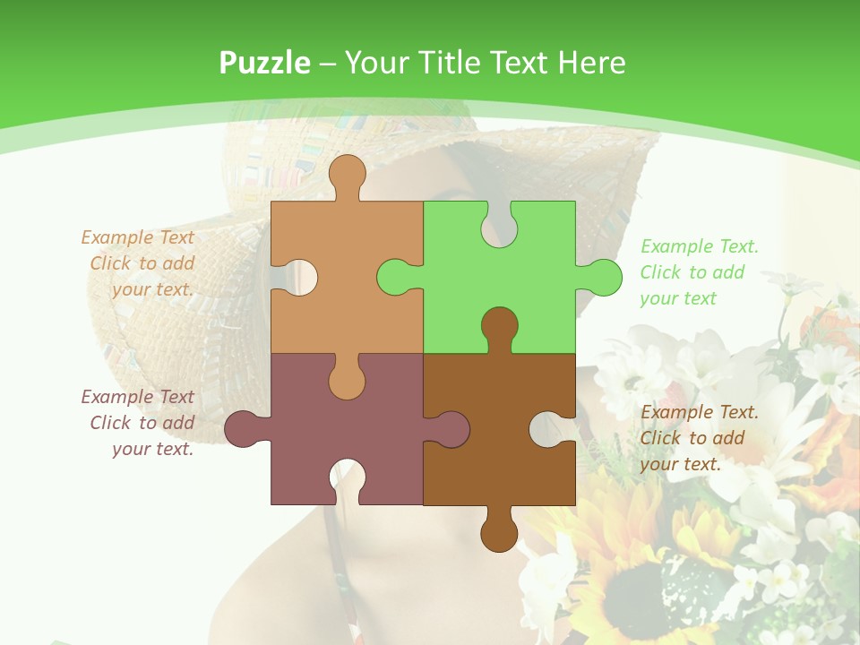 Expression Portrait Happy PowerPoint Template